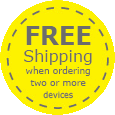 Free shipping when ordering two or more devices
